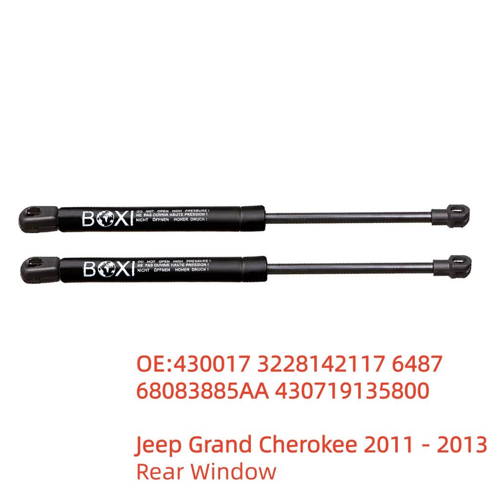 BOXI 2 pièces Amortisseurs de vitre arrière 6487 68083885AA pour Jeep Grand Cherokee 2011 - 2013 Ressorts à gaz