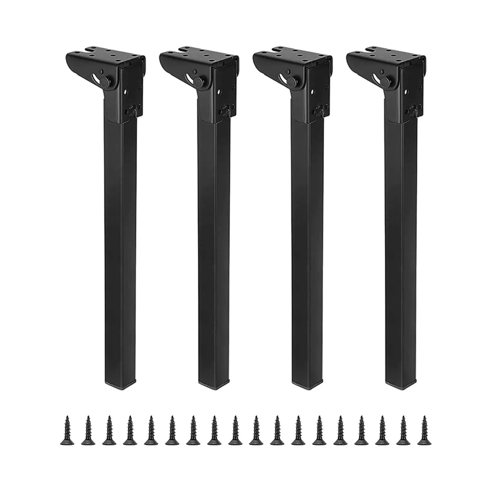 4Pcs Collapsible Table Legs Folding Table Leg Multifunction Portable Stable for Desk Tables Night Stands Office Bench