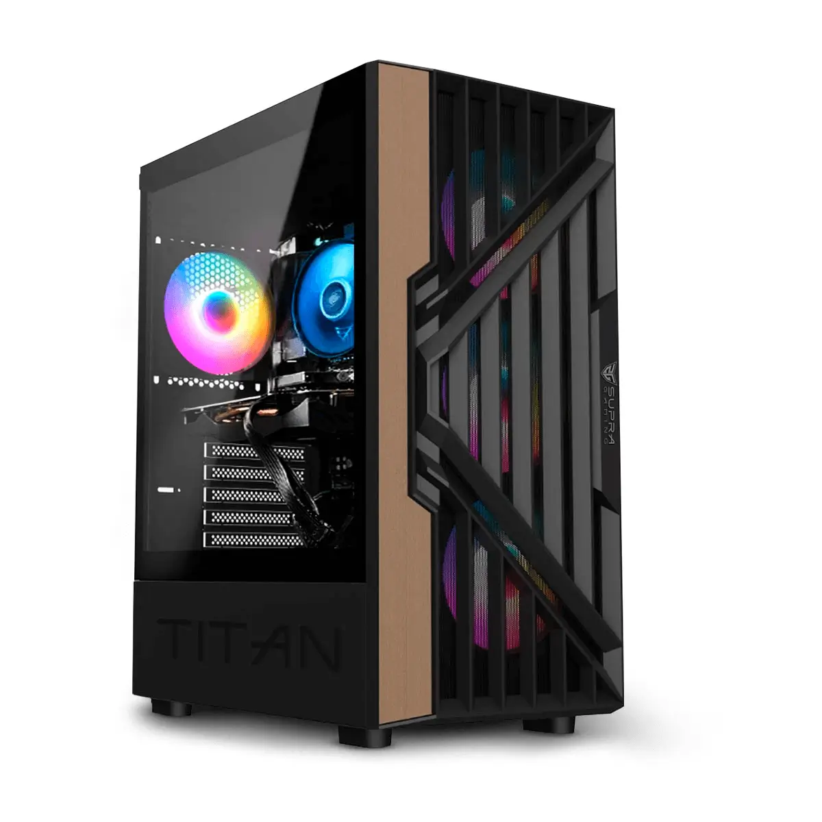 PC GAMING PC Racing AMD Ryzen 5 5500, 16GB RAM, 1TB M.2, Wifi, RX 6600, Windows 11 - PC Gamer, ordenador de sobremesa