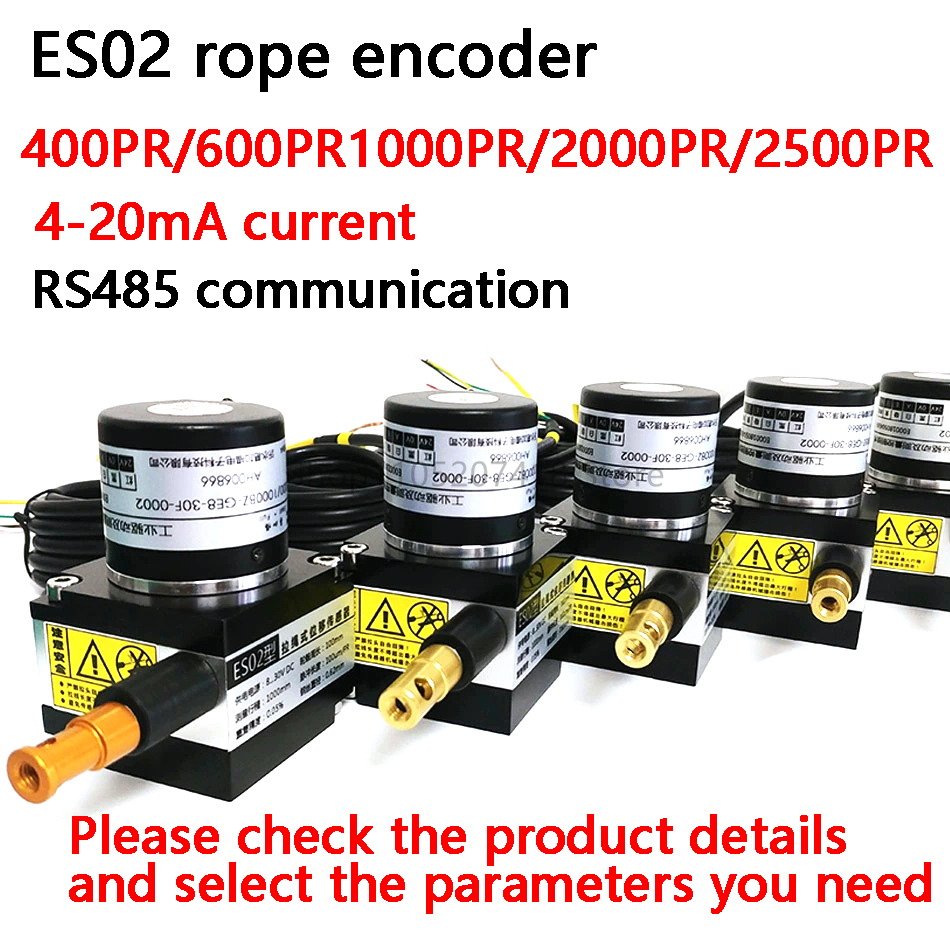 ES02 Cable displacement sensor cable sensor cable ENCODER CABLE encoder cable electronic ruler  Maximum stroke 1000mm