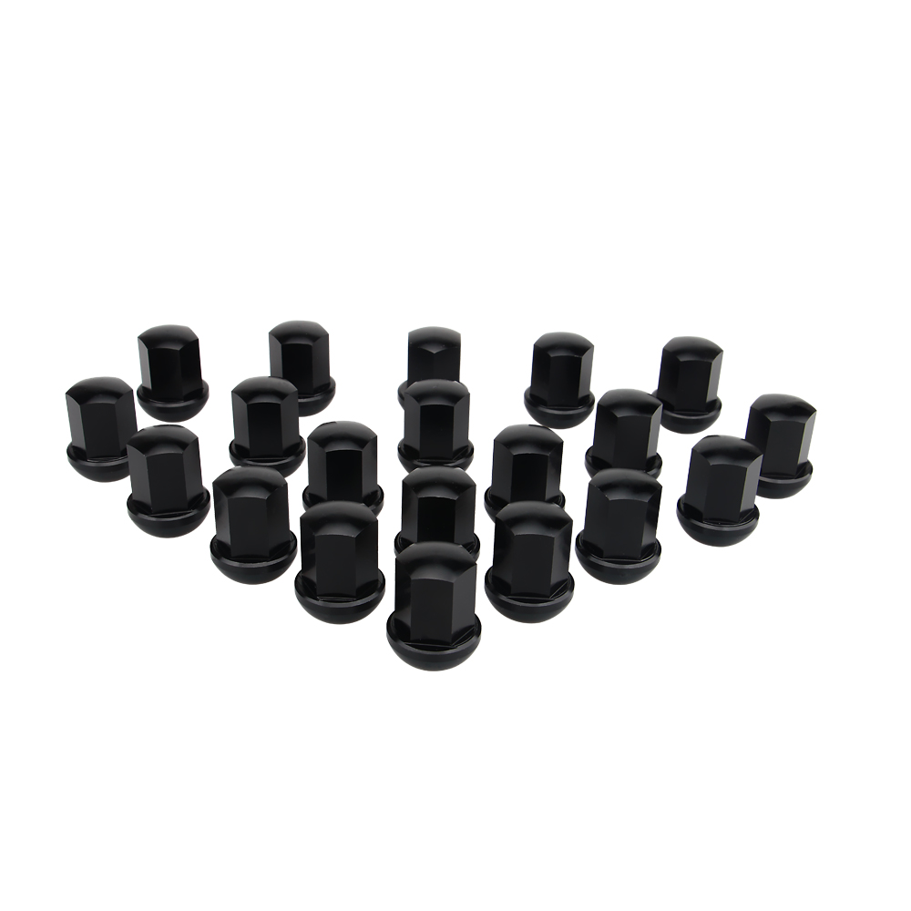 20 czarny OEM Ball/promień Seat Style nakrętki z końcówką M14 * 1.5 dla Porsche 911 928 968 zastępuje 99918200336