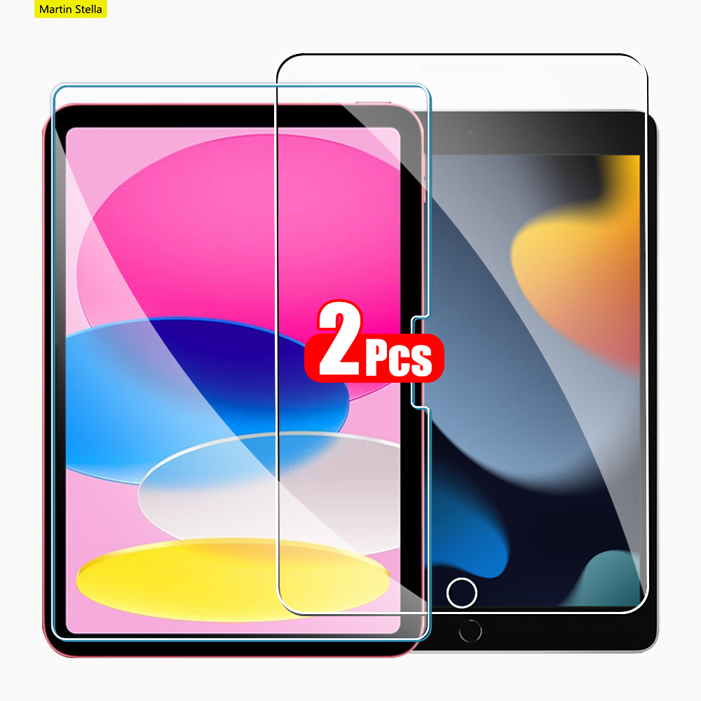 Protector de pantalla de vidrio templado para iPad de 10. a generación, 9 a, 8, 7, 6, 5 a 10, 9, 8, 7, 6, 5, 4, 3, 2, 10,9, 10,2, 9,7, 2 uds.