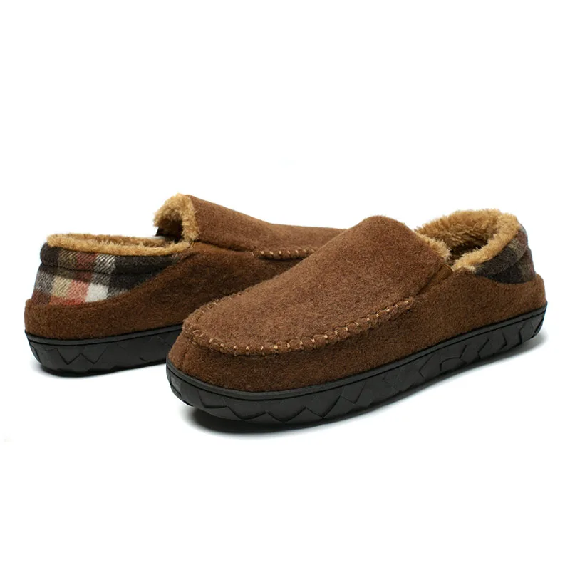 Große Größe 49 50, Winter-Hausschuhe, warme Herrenschuhe, Paare, Freizeitschuhe, rutschfeste Plüsch-Baumwolle, für drinnen und draußen, gemütliches Zuhause, weiche Rutschen