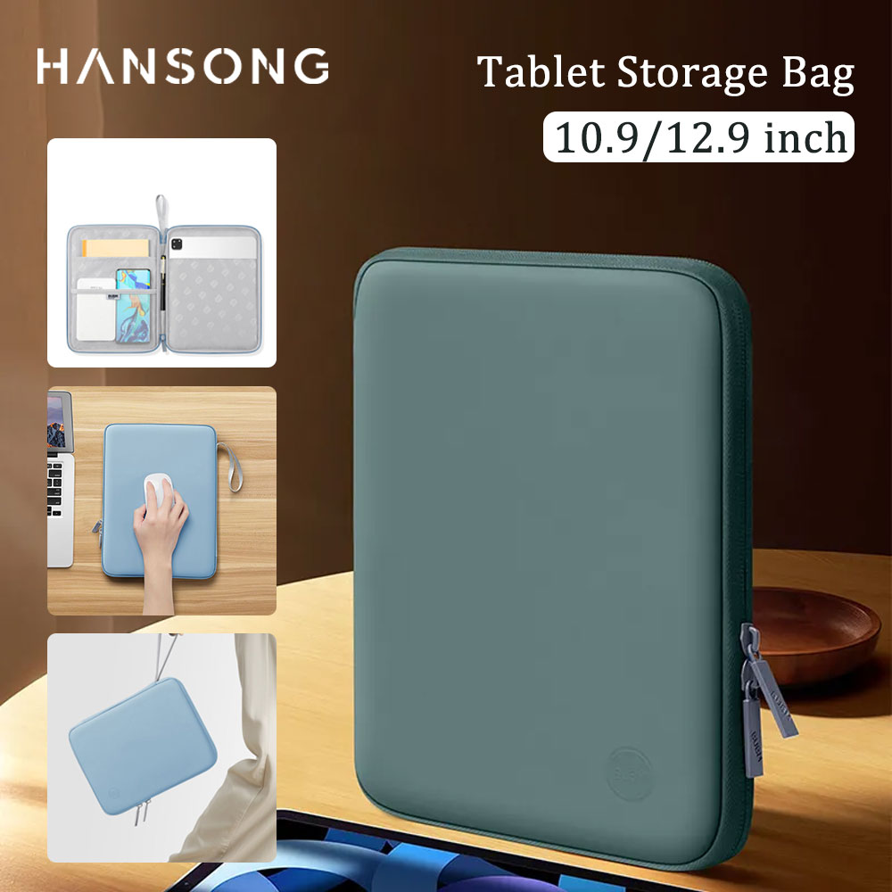 Tablet-Hülle, 7,9–12,9 Zoll, Handtasche für iPad Pro, Samsung, Xiaomi, Lenovo-Hülle, Tasche, stoßfeste Tasche, mehrere Taschen