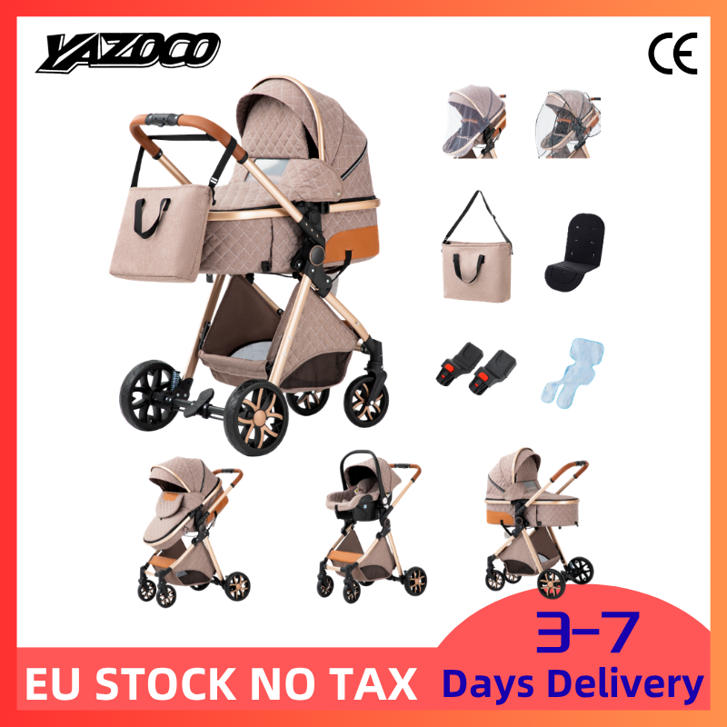 Passeggino Multifunzione 3-in-1 di Lusso 2026 Nuovo, Reversibile, Pieghevole, Leggero, Adatto a Tutte le Stagioni per Neonati e Bambini, Ideale per Passeggiate Quotidiane