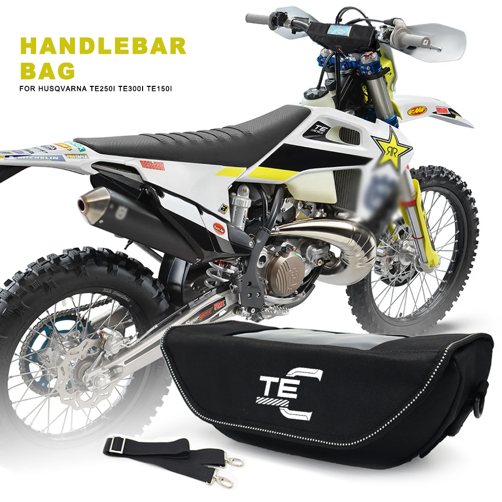 Bolsa para manillar de motocicleta, bolsa impermeable para navegación de viaje para Husqvarna TE250i TE300i TE150i
