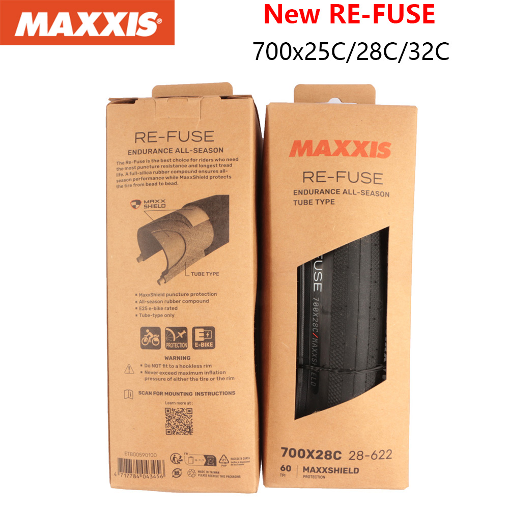 MAXXIS NEW RE-Finspected Bicycle opathy Long Distance Travel opathy High Wear-resistant and Puncture Degree Road Bike Tires E-ROAD opathy