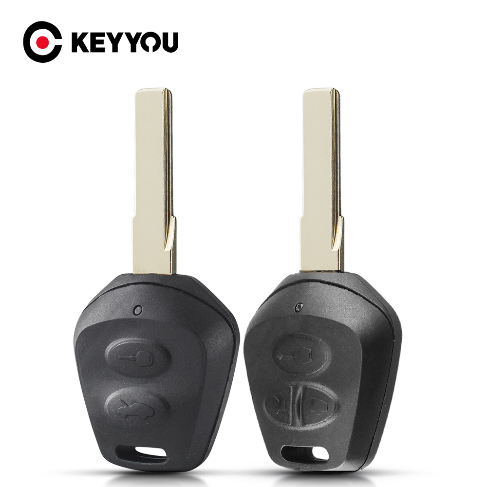 KEYYOU Uncut 2/3 кнопки дистанционный ключ брелок чехол для замены для Porsche Boxster S 911 986 996