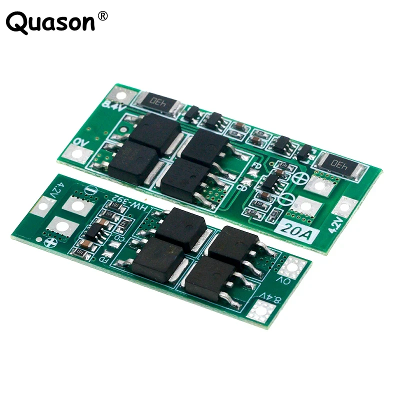 Placa de protección de batería de litio 2S 20A 7,4 V 8,4 V 18650, placa BMS estándar, equilibrio para bricolaje