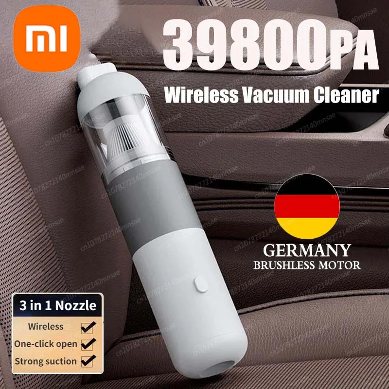 Xiaomi-aspiradora de coche inalámbrica 39800PA 3 en 1, Mini recogedor de polvo portátil para coche y hogar ﻿