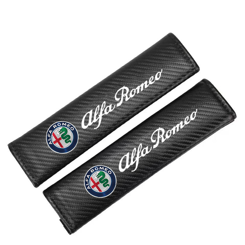 Housse de protection d'épaule pour ceinture de sécurité de voiture, pour Alfa Romeo STELVIO Giulia 159 Giulietta 147 Mito 156 MTO Sportiva, accessoires de voiture