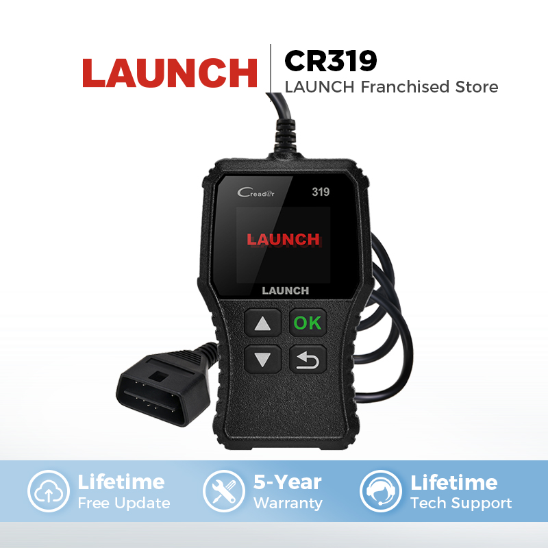 LAUNCH X431 Creader 319 CR319 Profesjonalny skaner samochodowy OBDII, czytnik kodów, skaner Obd2, narzędzia diagnostyczne X431