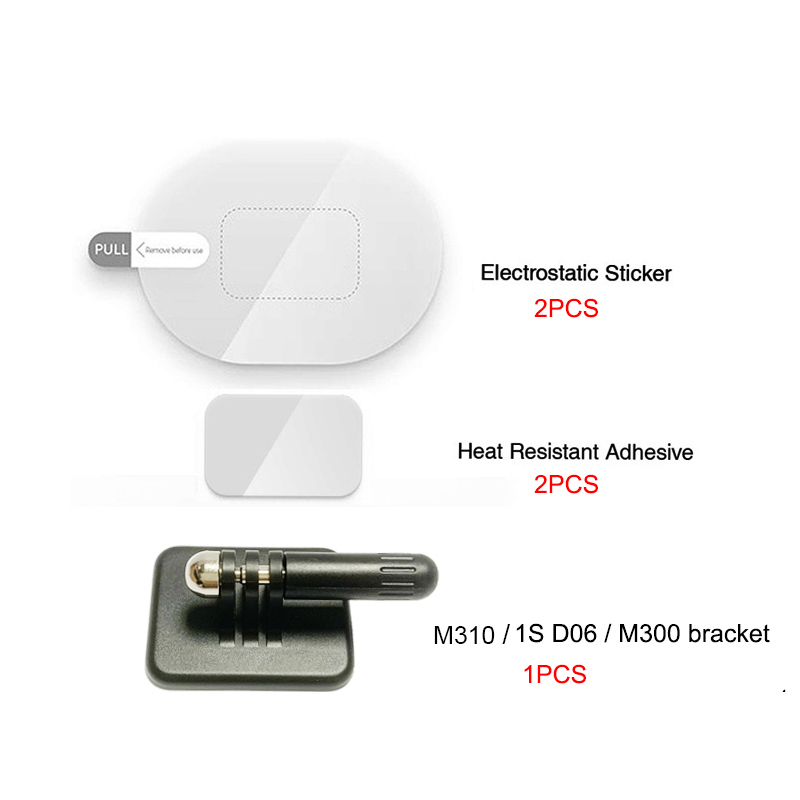 Para 70mai Dash Cam 1S D06 M200 M300 M310 suporte 70mai Conjunto de Acessórios Adesivo Estático para 70mai M300 suporte