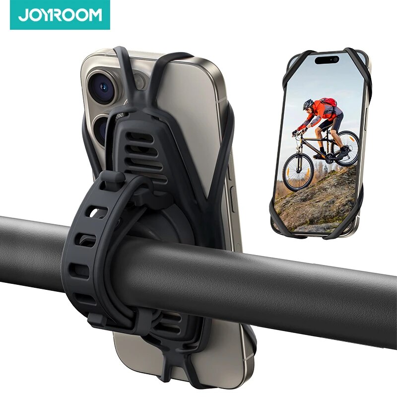 Joyroom support de téléphone de vélo support de téléphone de moto de vélo 7.2 ''grand support de téléphone Ultra-Stable respectueux de téléphone pour vélo