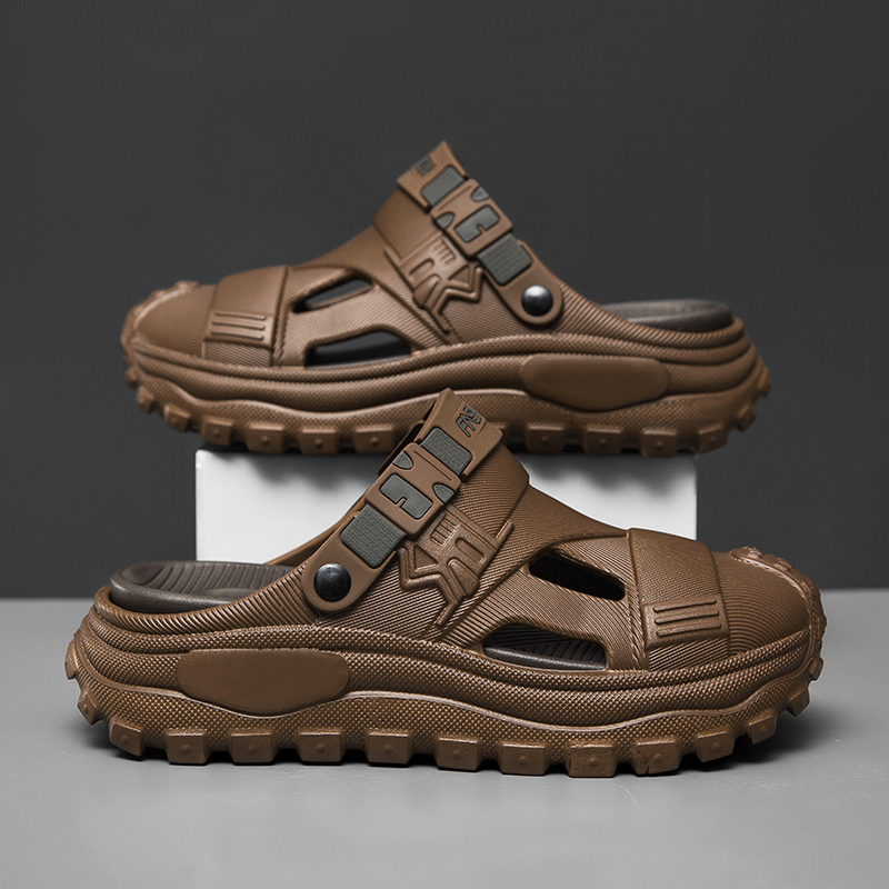 Novedad de verano, zuecos de playa para hombre, sandalias para exteriores, zapatillas cómodas, sandalias EVA para hombre, zapatos informales para jardín, zapatillas de playa para hombre