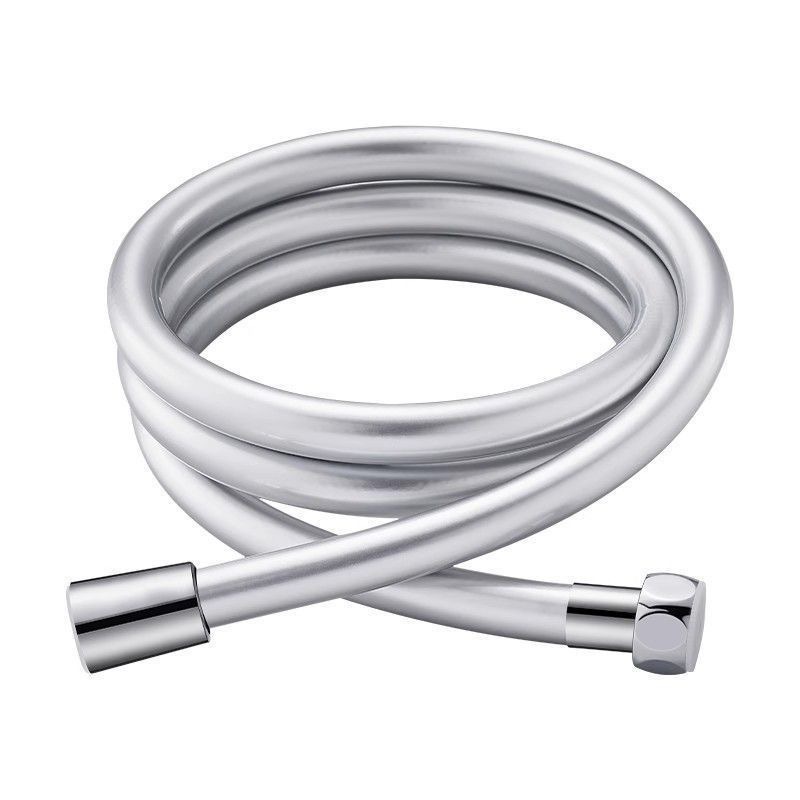 Mangueira de chuveiro de silicone super macia, 2m/1.5m/1.0m, pistola anti-torção, tubo de metal para banheiro, tubo longo de água, tubo de pvc de alta qualidade