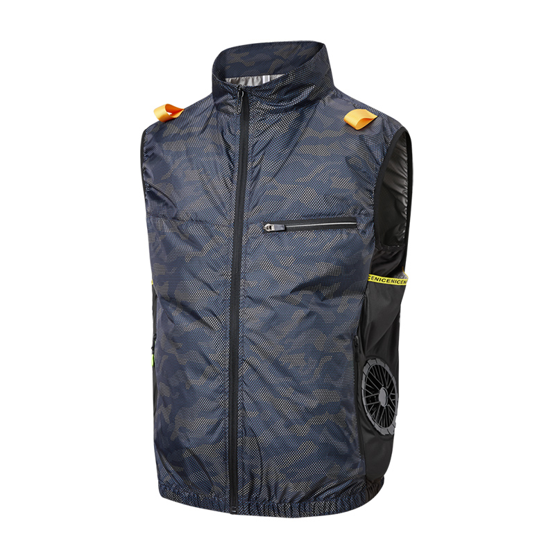 Sommer-Sportbekleidung mit Klimaanlage, kühl und leicht für Damen und Herren, Outdoor-Weste, Jacke, Sonnenschutz-Windbreaker, Angel-Arbeitskleidung