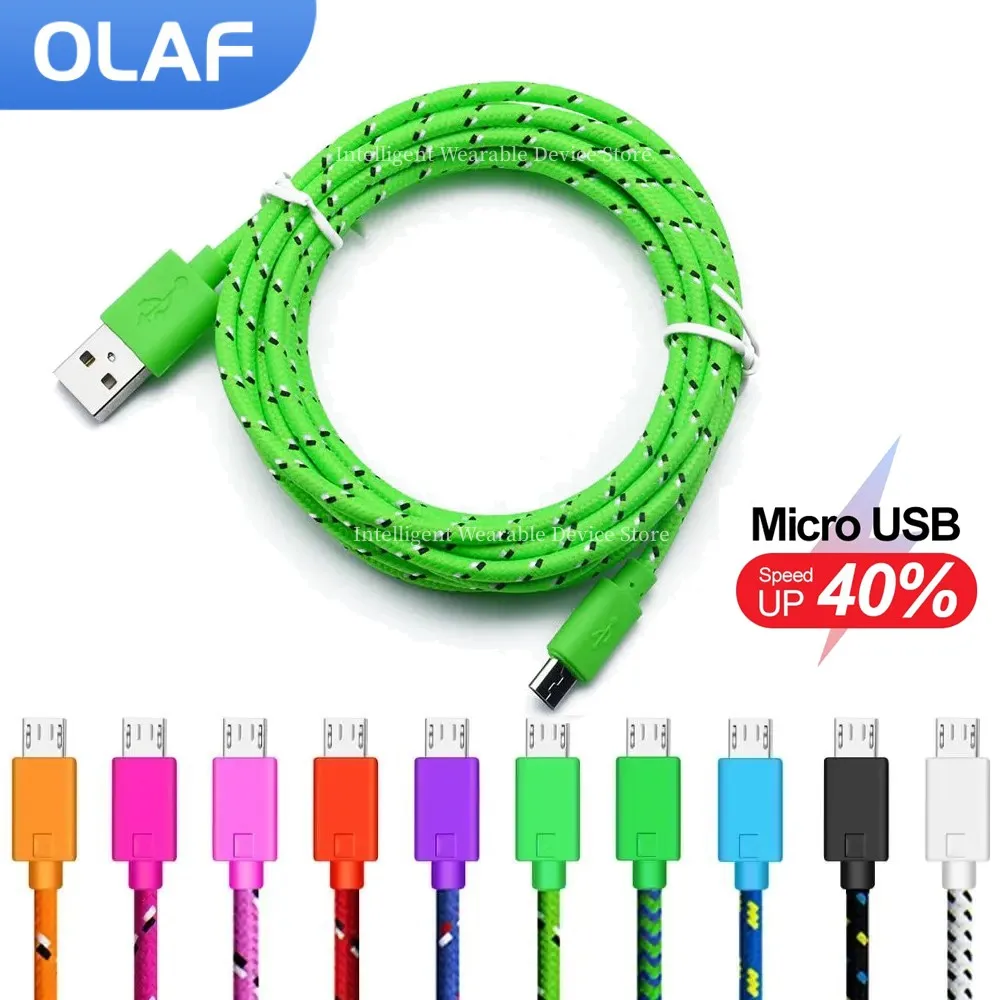 Olaf cabo micro usb de carregamento rápido usb a para micro cabo usb carregador de telefone móvel cabo de dados para samsung huawei xiaomi 0.5m-3m