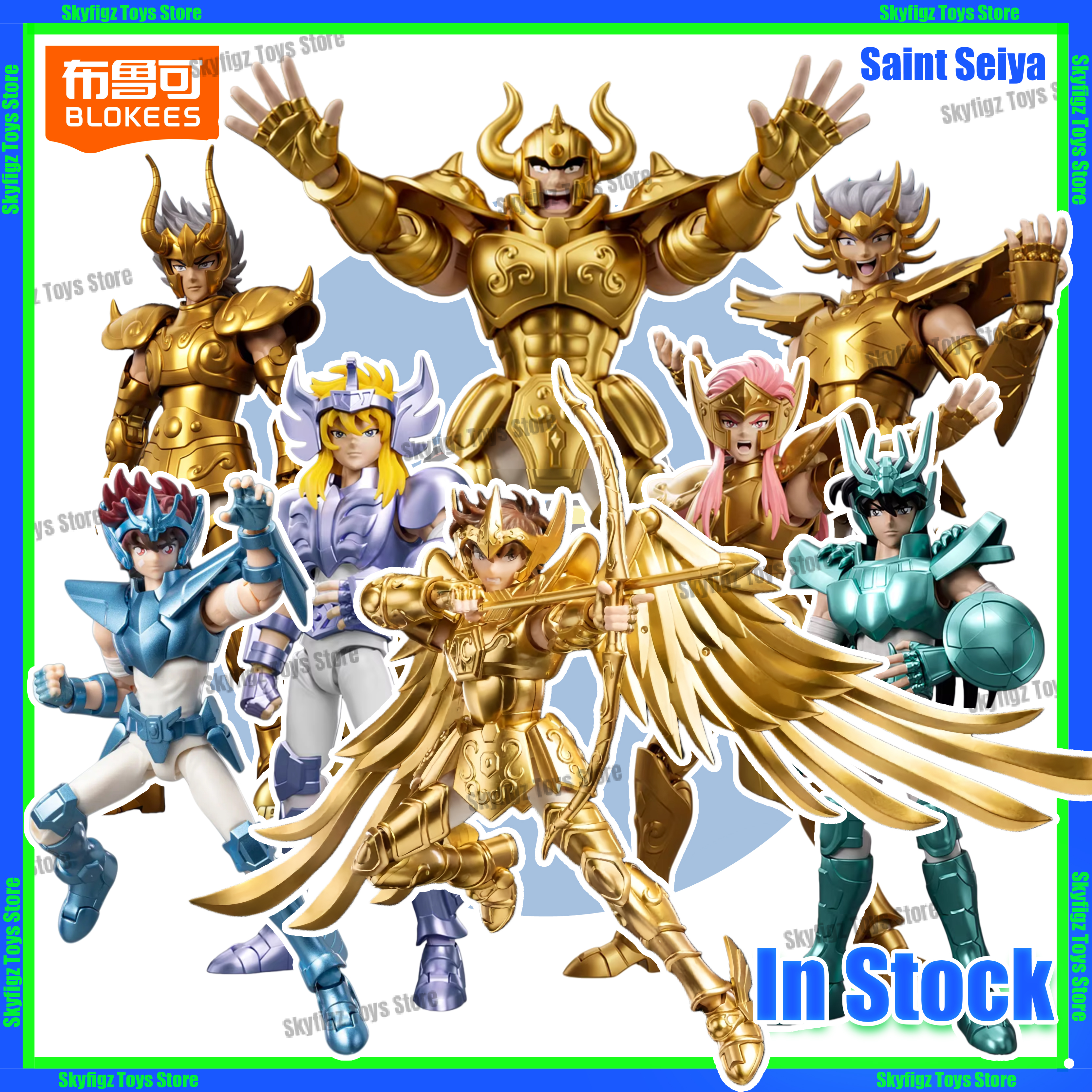 Оригинальные фигурки BLOKEES Saint Seiya Second Bullet: Близнецы, Дракон, Козерог, Стрелец. Аниме-игрушки. Рождественский подарок. В наличии.