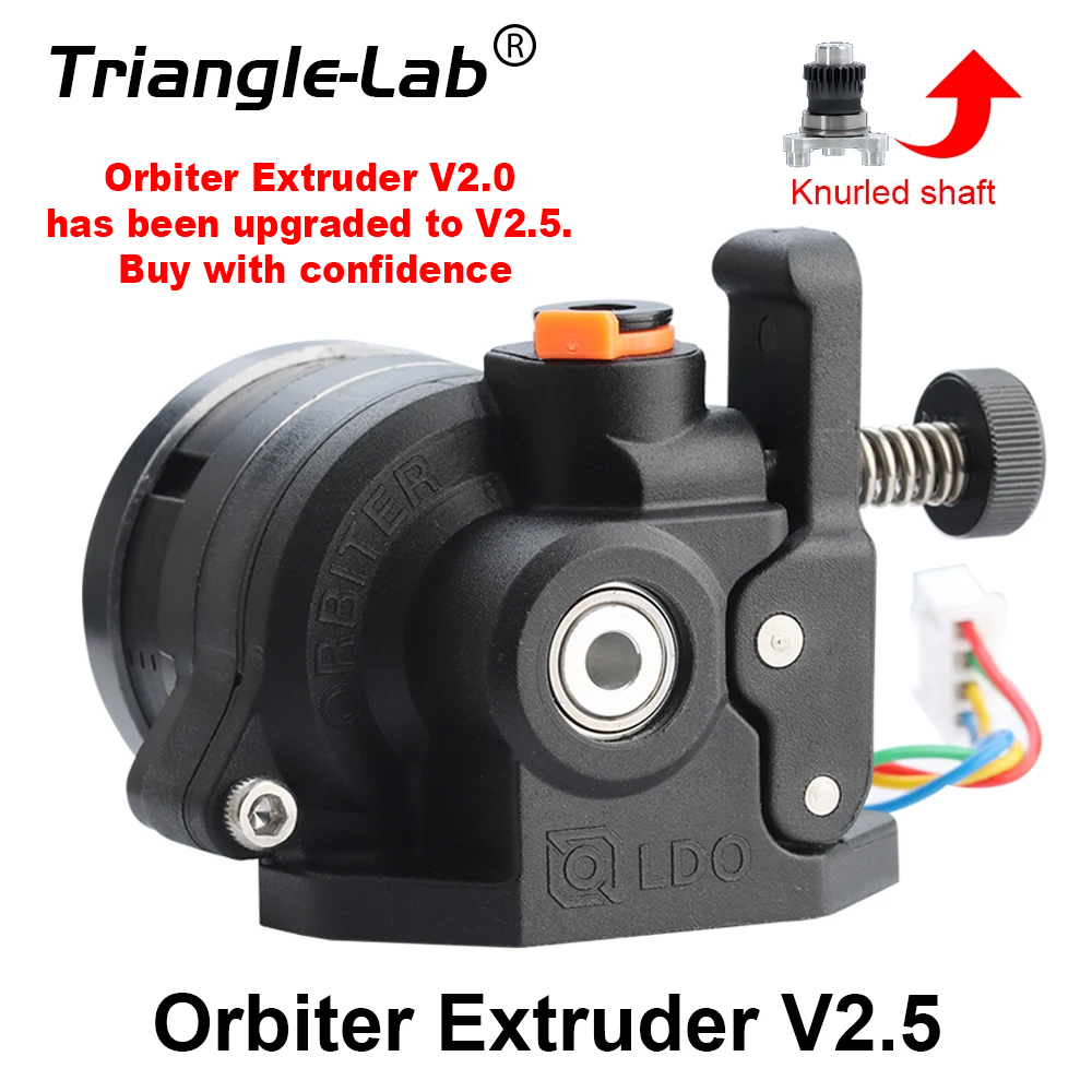 RS Trianglelab Orbiter Extruder V2.5 LDO MOTOR Double Gear Direct Drive Compatible Ender3 CR10 PLA PEI TPU ABS Filament