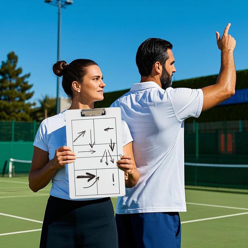 Erasable Coaches Clipboard Pickleball Drawing Clipboard For Coaching Robust Construction Training Aid Equipment For Competition