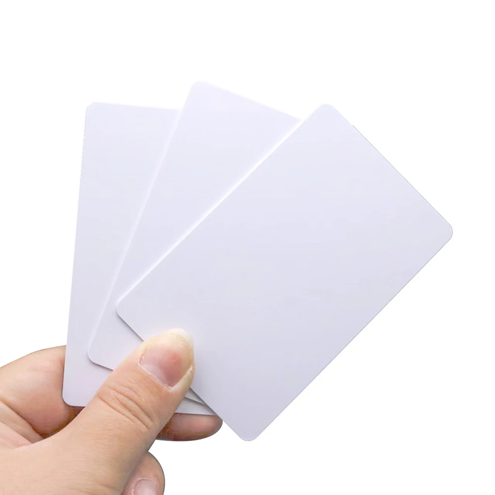 10Pcs/Lot UHF 9662 860MHz-960MHz ISO18000-6C UHF Long Read Range White Card PVC Card Tag for Vehicle and Personnel Management