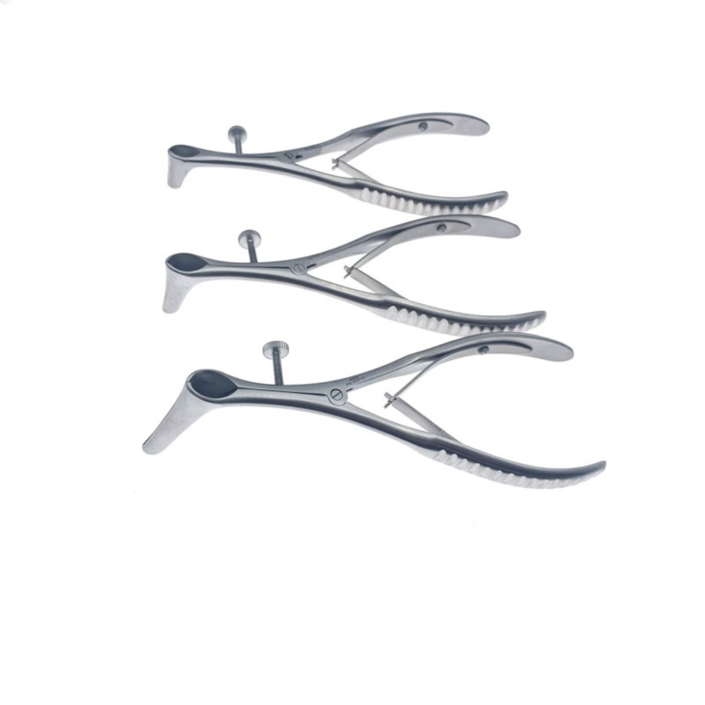 Pinze per narice con lenti per speculum a specchio per naso in acciaio inossidabile per l'esame della cavità nasale Espansore nasale Pinze per speculum nasale