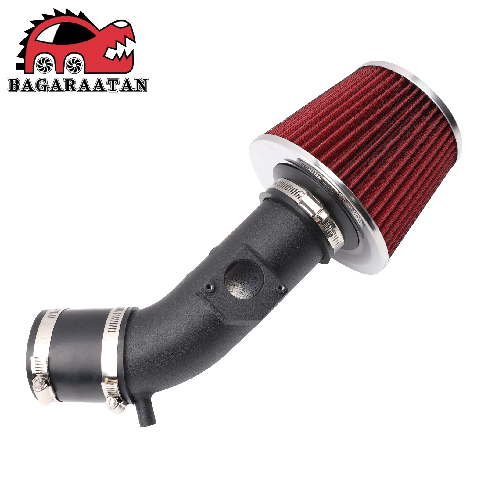 Filtr powietrza High Flow do Mazda 3 (wszystkie modele) z lat 2010-2012, krótki przewód dolotowy powietrza do silnika 2.5L 4-cylindrowego (GT/S)