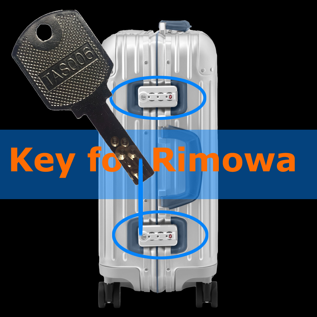 TSA Luggage Customs Key for Rimowa TSA006 Lock Suitcase Keys for Password Lock TSA007 TSA002 TSA008 TSA Safes Traval Accessories