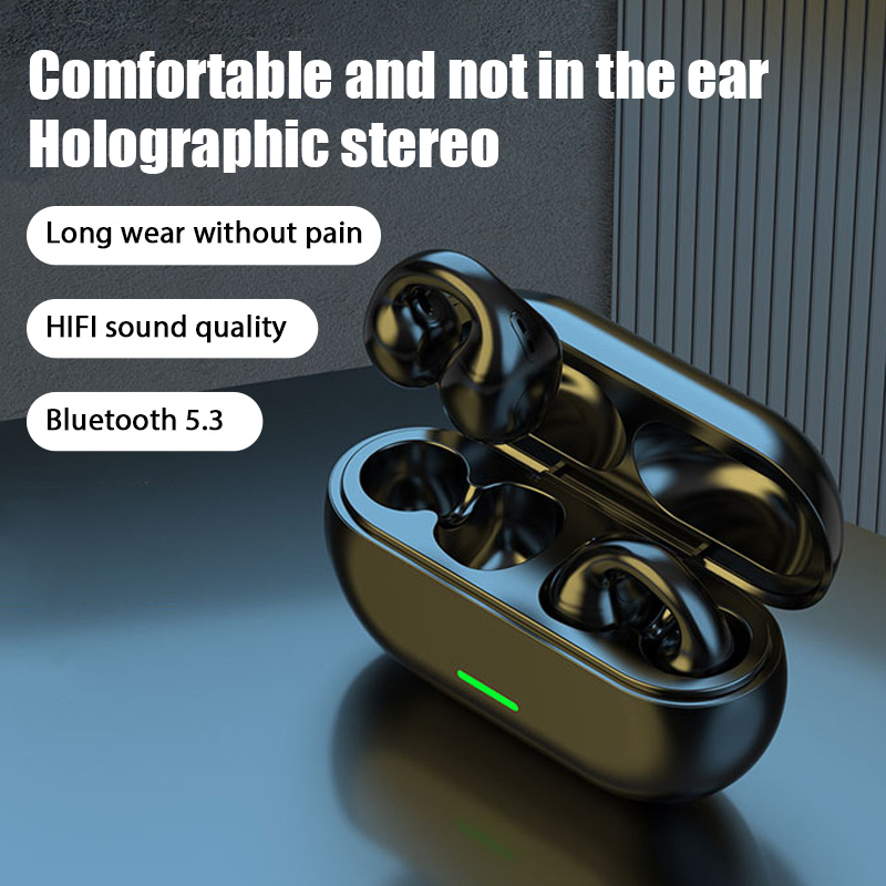 Sem fio bluetooth 5.3 fones de ouvido esporte ao ar livre com carregamento bin display alta fidelidade som para xiaomi huawei