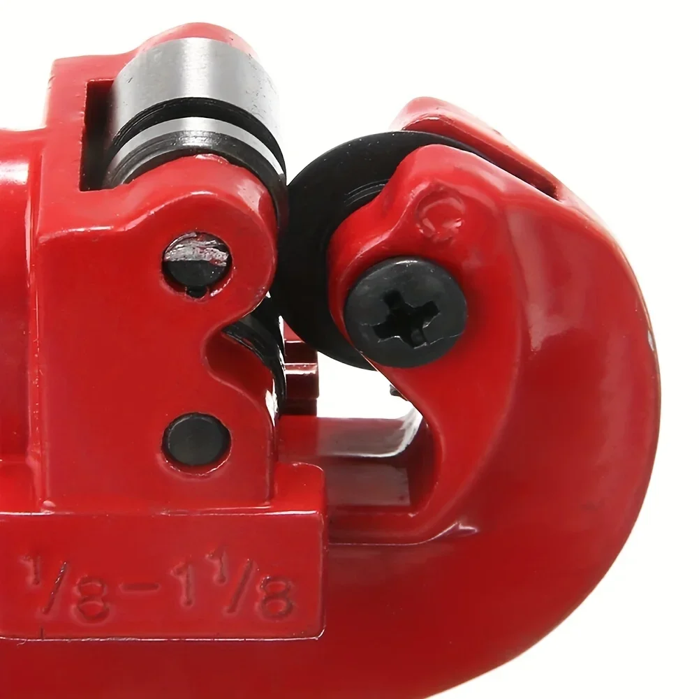 1 Stück Rohrschneider, 1/8 Zoll bis 1-1/8 Zoll Rohrschneider, robustes Rohrschneider-Werkzeug zum Schneiden von Kupfer, Aluminium und Edelstahl