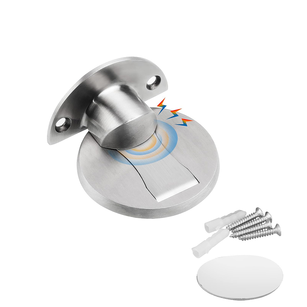 Rolha magnética para porta de chão, suporte invisível para porta, protetor de parede autoadesivo resistente para casa, quarto