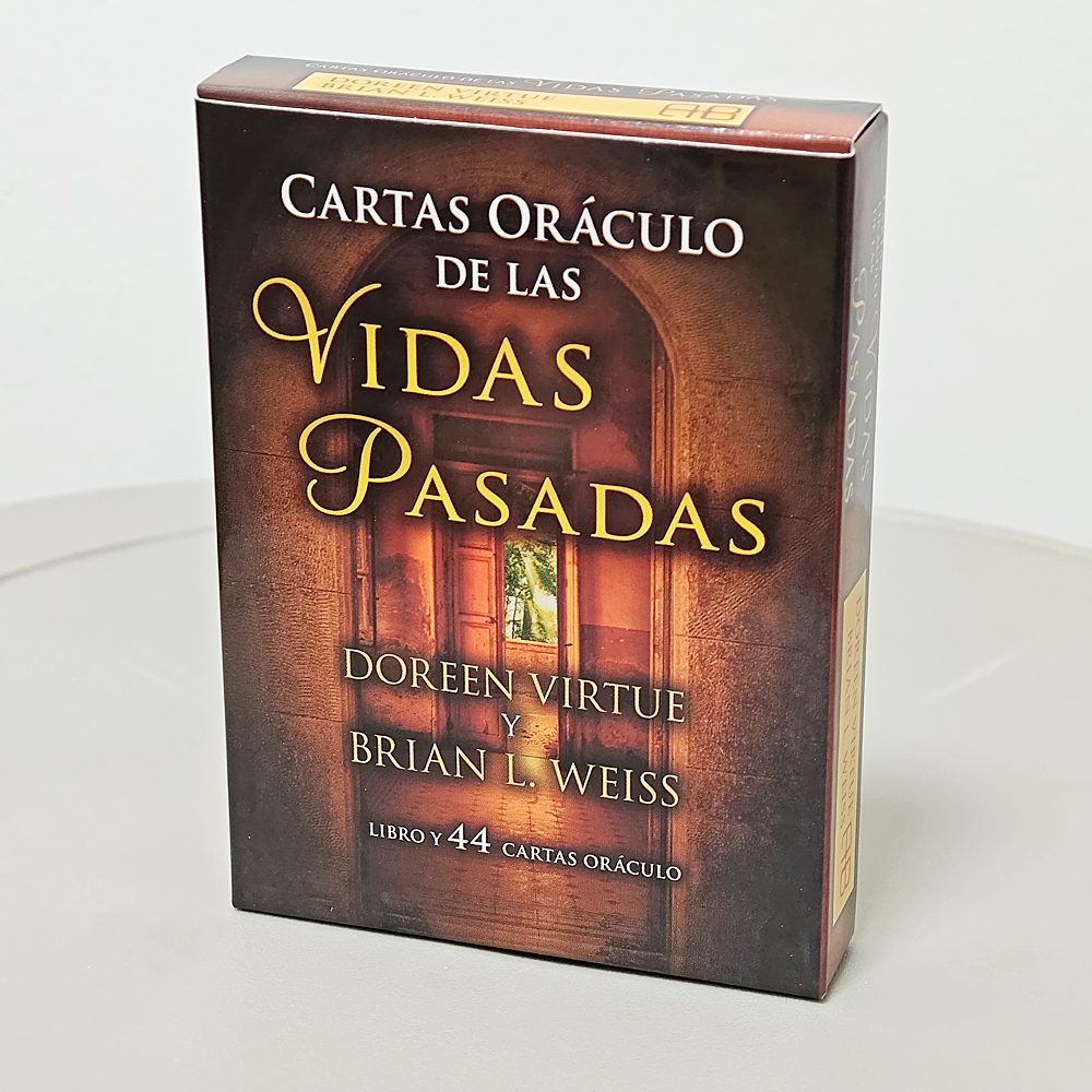Колода Past Life Oracle, 44 шт., карты Oracle, испанское языковое издание, 10,4*7,3 см