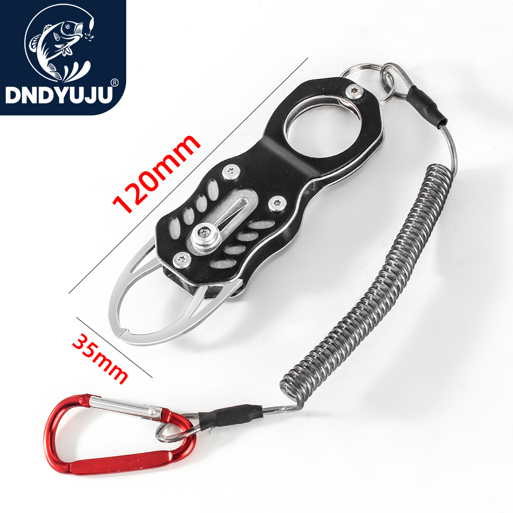 DNDYUJU-empuñadura de pescado de acero inoxidable 304, cerradura portátil, aparejos de pesca, herramienta de Clip de labio, controlador de pescado portátil profesional