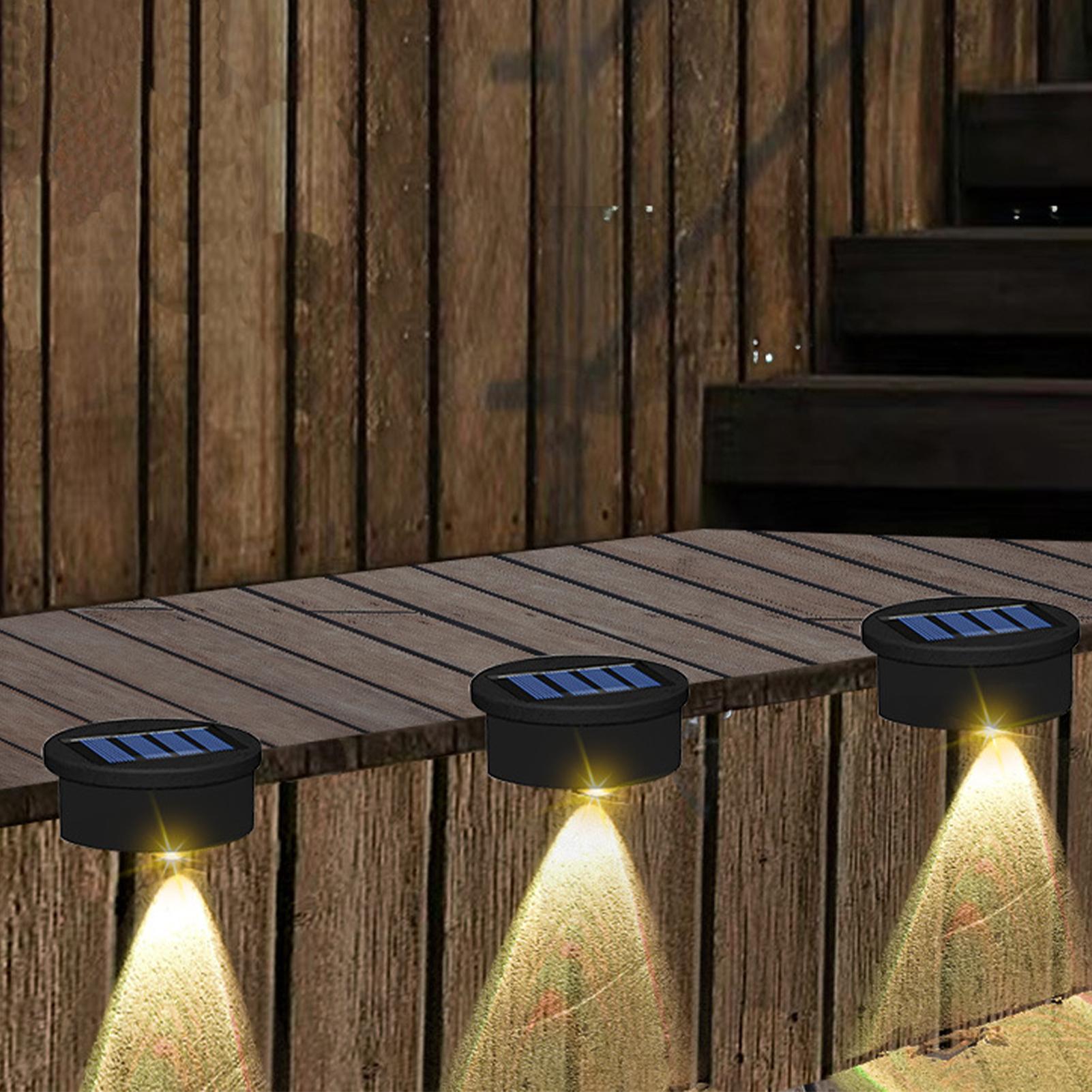 Solar-Pool-Lichter, solarbetriebene Pool-Lichter, 4-teilig, wasserdicht, helle Lampen für draußen, Hof, Rasen, Zuhause, Deck, Veranda, Balkon, Baum