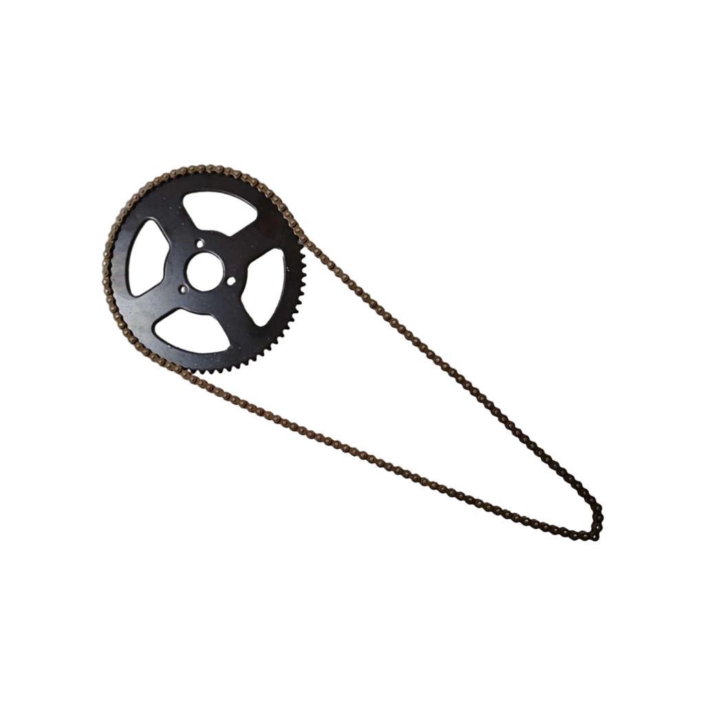 Pignone catena posteriore 25H 68T per mini moto ATV 49cc