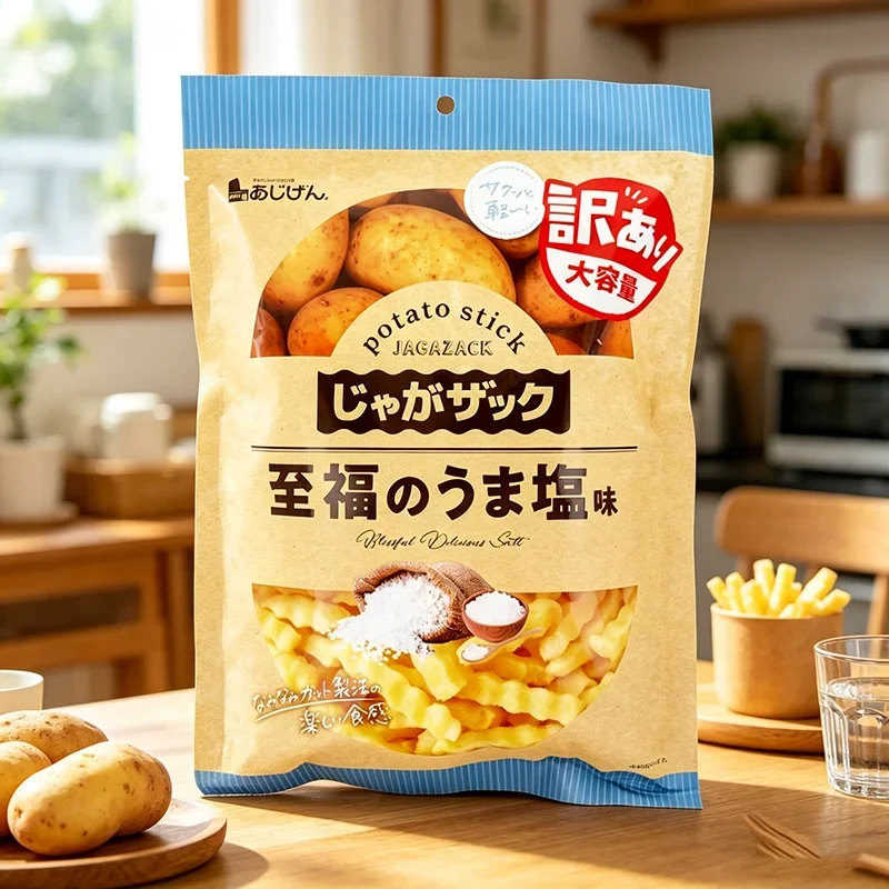 ジャガザック ソルトフレーバー 3/7パック 携帯に便利な人気の外出用スナック