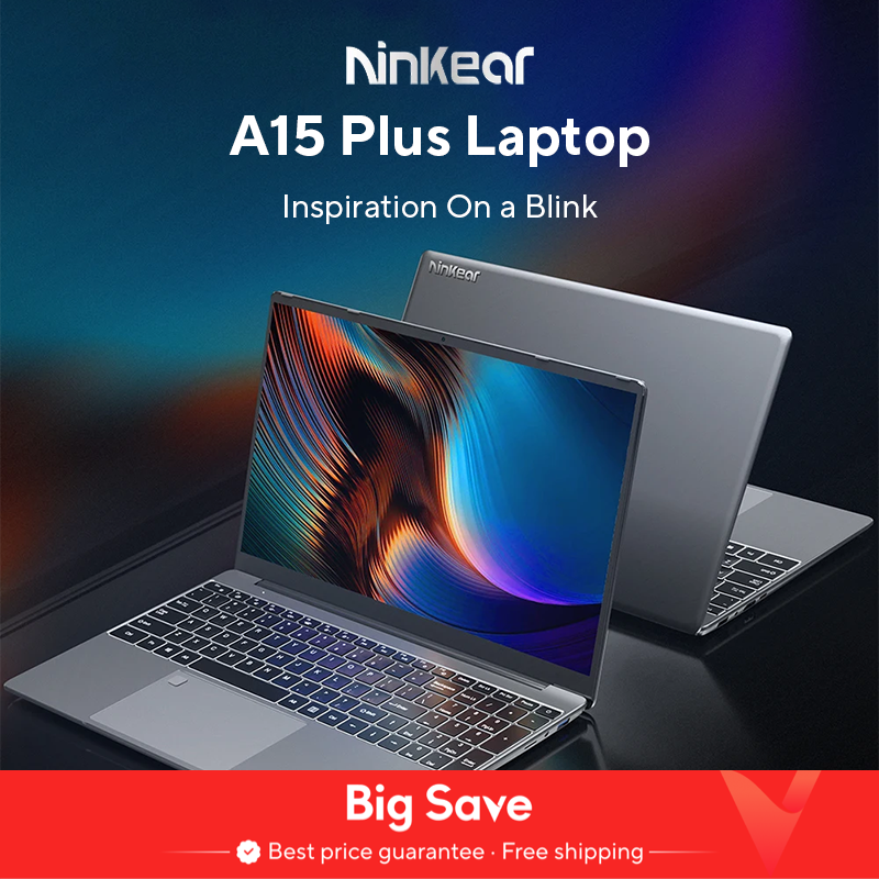 Ninkear A15 Plus 15,6-calowy laptop FHD IPS 32 GB DDR4 1 TB AMD Ryzen7 5825U PCIE Notebook 5000 mAh Długi czas pracy baterii