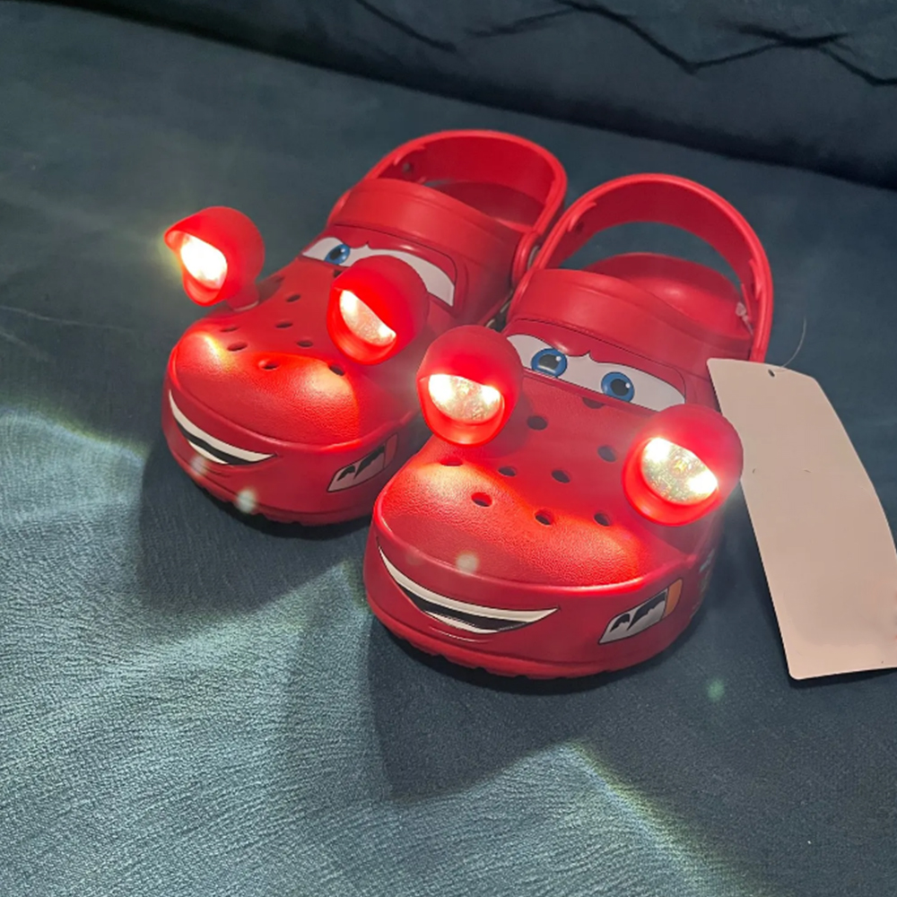 8 luzes LED de PVC para sapatos, acessórios adequados para caminhadas noturnas, camping e passeios com cães, luzes para sapatos, 3 modos de iluminação
