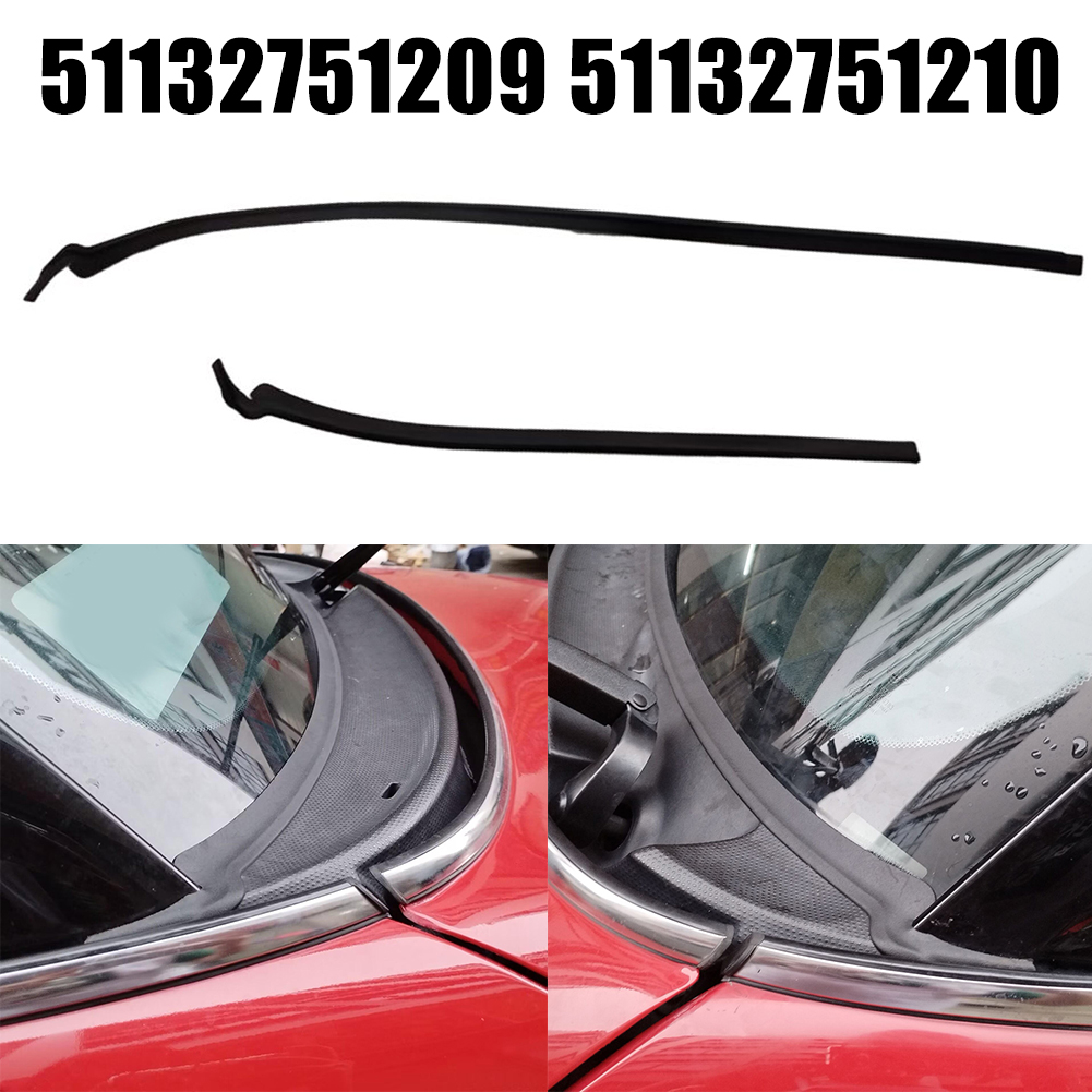 フロントガラス-ワイパーブレード,bmw,mini r55,r56,r57,左,ハンドドライブ車用のcolシール,51132751209, 51132751210, 2個
