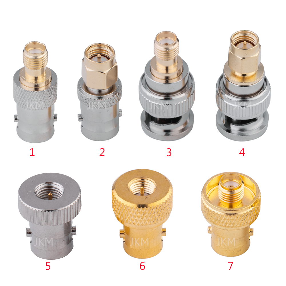 2 Stuks Sma Vrouwelijke Naar Bnc Mannelijke Vrouwelijke Adapter Voor Draadloze Lan Apparaten Coaxkabel Wifi Ham Of Handheld radio