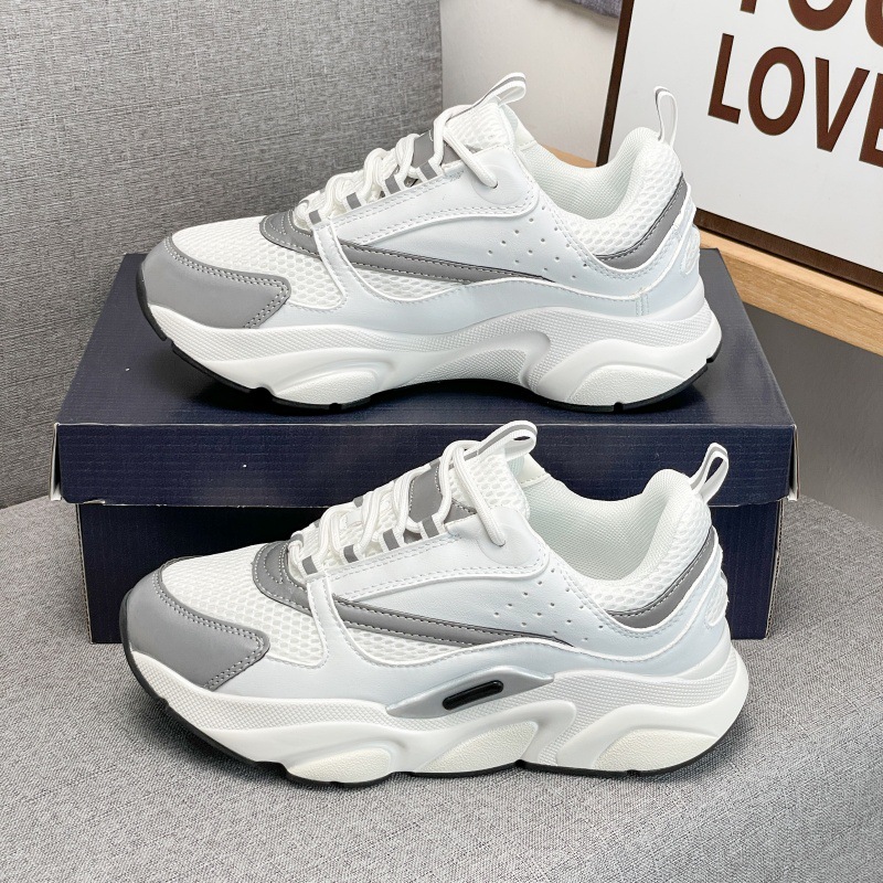 Sportieve en casual dikkezool schoenen met verhoogde zool voor heren en dames