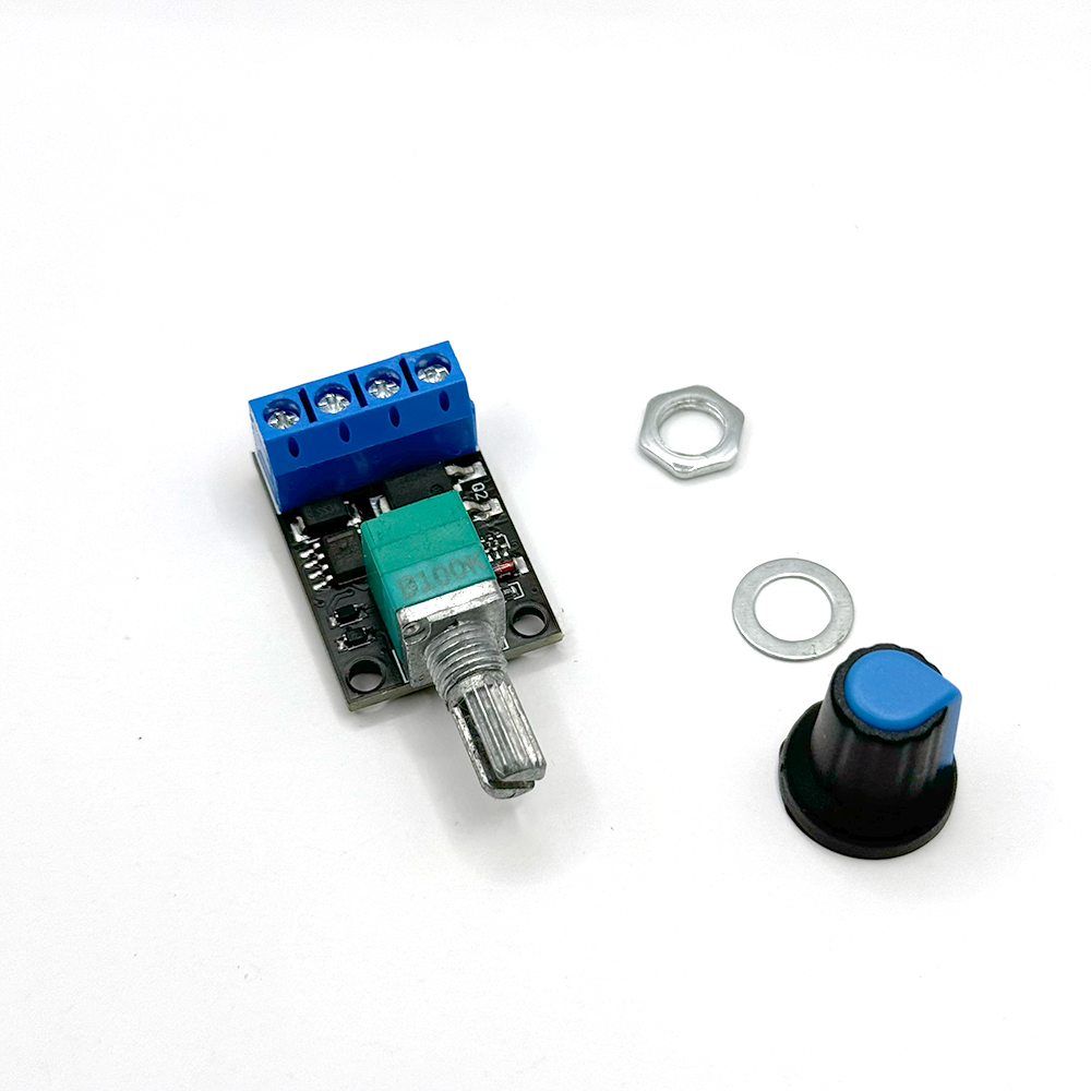 Regulador de voltaje de 5V, 12V, 10A, PWM, controlador de velocidad del Motor de CC, regulador de velocidad continuo, atenuador LED, módulo controlador de potencia