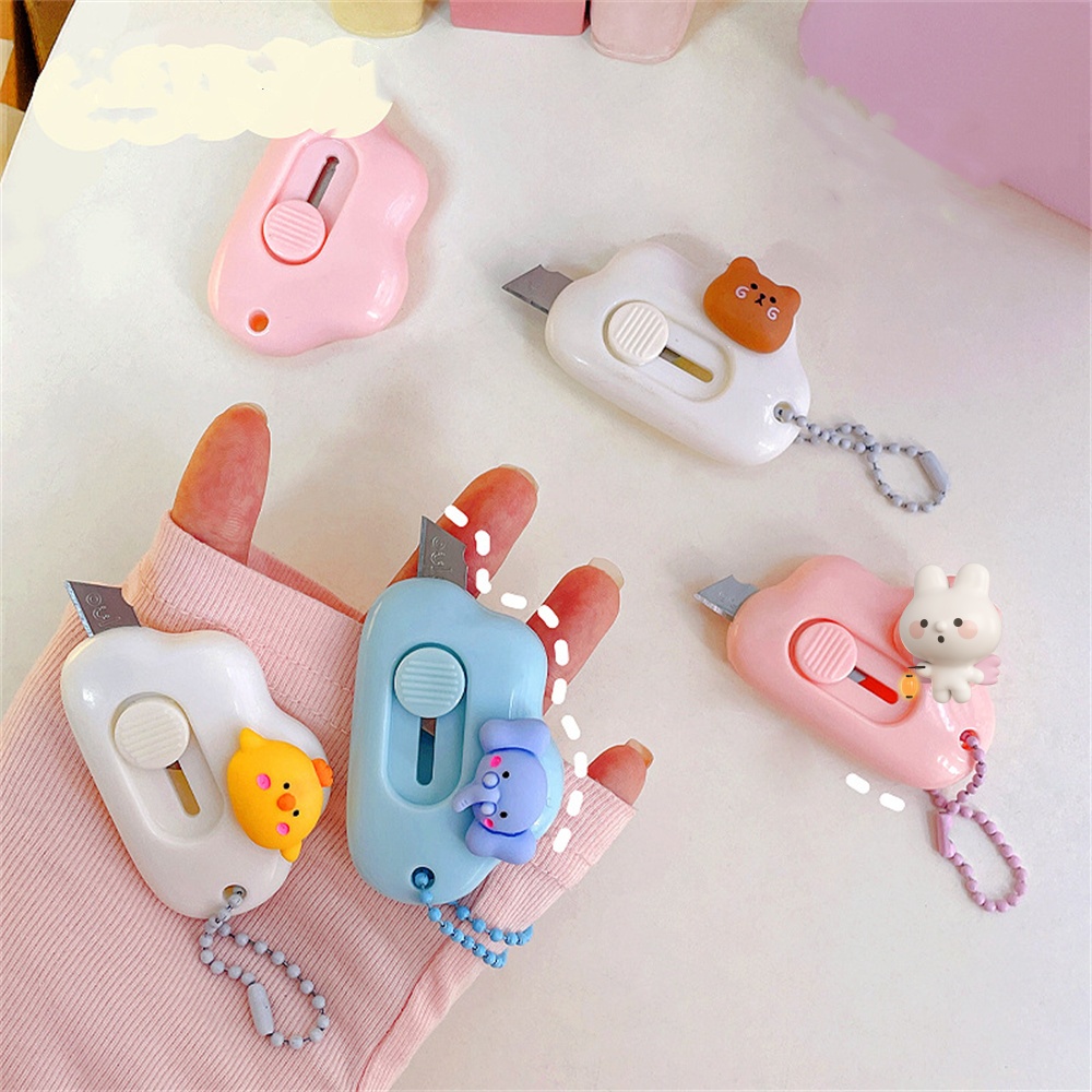 Cloud-Shape Mini Portable Utility Knife Office Paper Cutting Hand Account Tool Express Envelope Opening Knife Box Opener