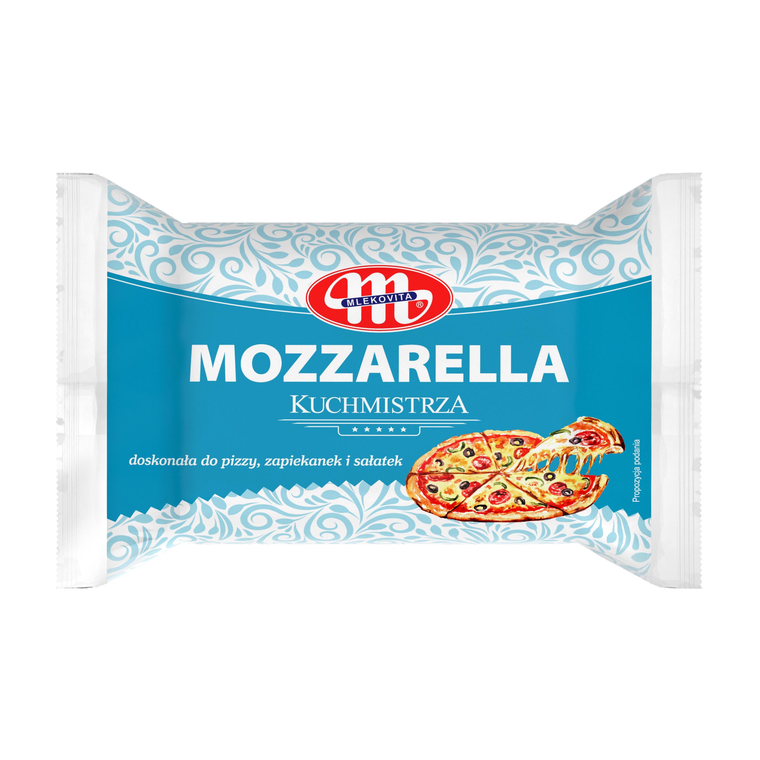 Koch Mozzarella Käse für Pizza 250g-mlekovita