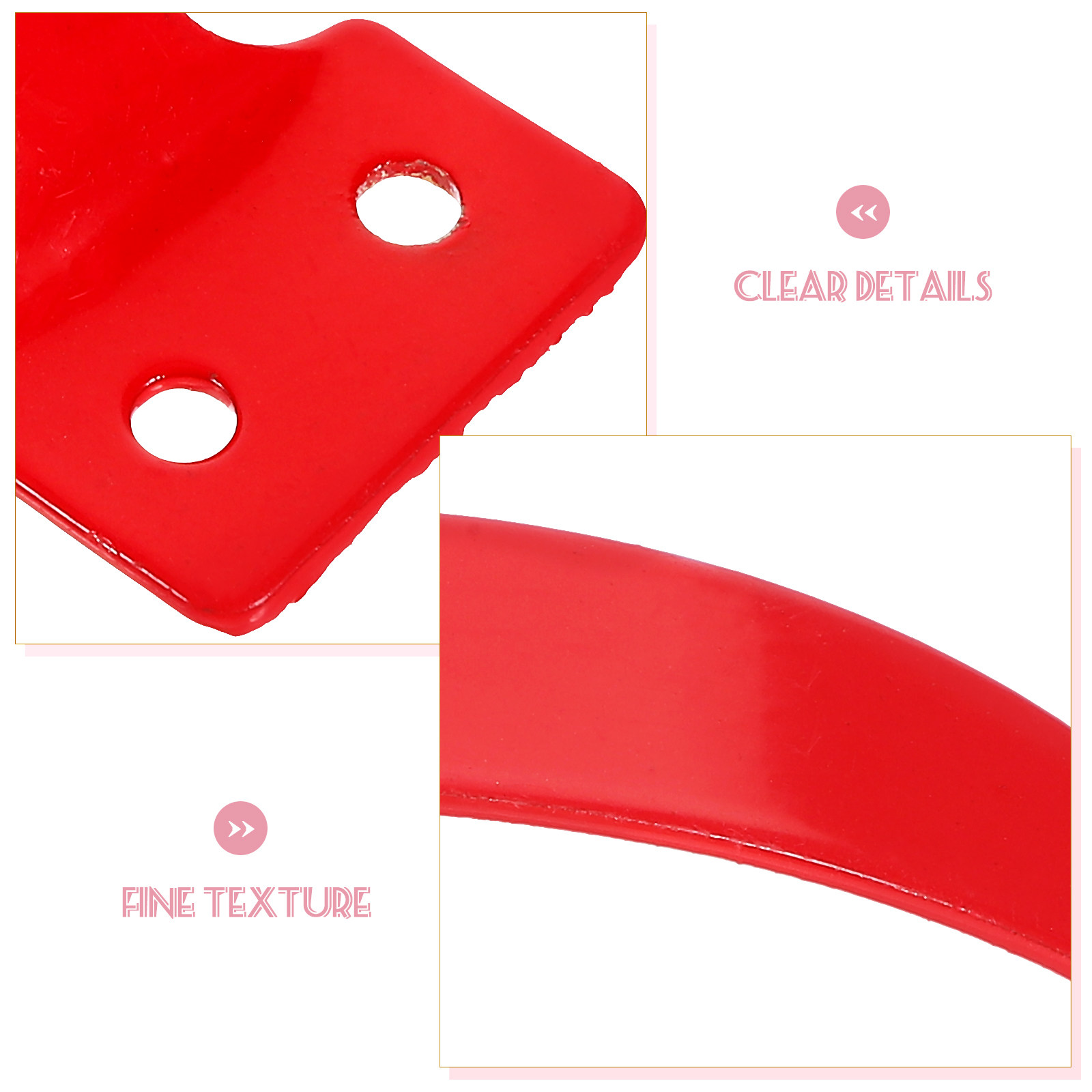 2Pcs Ladder Handles Stainless Steel Strong Safety Grips Telescopic Ladder Parts Replacement Pull Handles Accessories