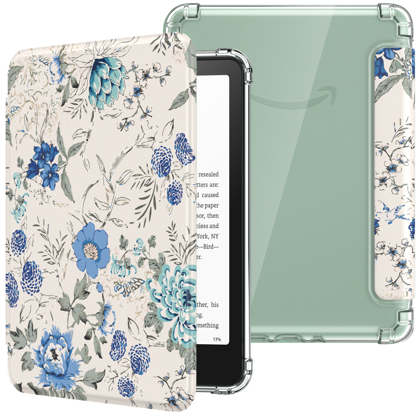 Funda MoKo para el nuevo Kindle Paperwhite de 7 ", 12. a generación, 2024 y Kindle Colorsoft Signature Edition 2024, funda suave ultra transparente
