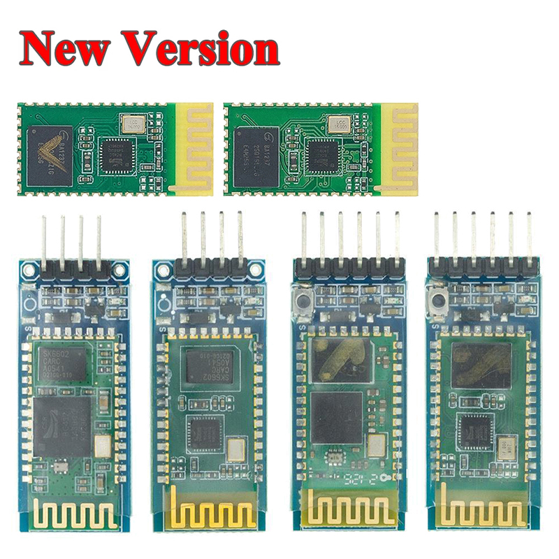 HC-05 HC-06 Módulo esclavo transceptor inalámbrico Bluetooth RF HC05 / HC06 RS232 / TTL a UART convertidor y adaptador para Arduino