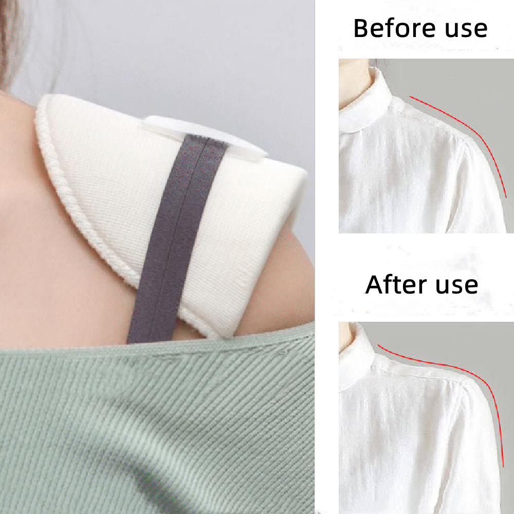 2 szt. Gąbka nakładka na ramię unisex antypoślizgowy artefakt na ramię płaszcz T-Shirt ubrania DIY odzież składniki do szycia akcesoria