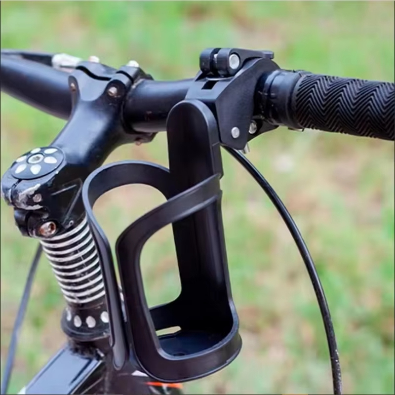 Verstellbarer Wasserflaschenhalter für Kinderwagen – 360° °   Rotierender Fahrradhäfig für Kinderwagenzubehör